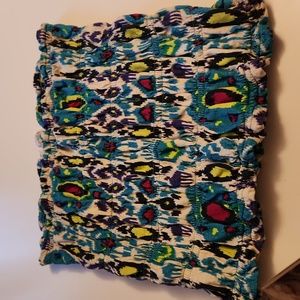 Anthropologie strapless cropped tube top